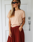 Wide Leg Ribbed Pants
