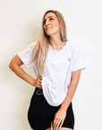 ** CLEARANCE ** Breastfeeding T-Shirt - Charlotte Tee Ivory