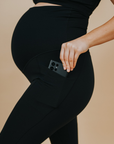 Maternity Support Tights - Maya Maternity Tights FL Black