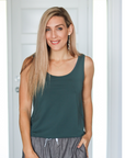 ** CLEARANCE ** Breastfeeding Tank - Columbia Tank Juniper