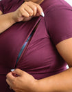 Breastfeeding T-Shirt - Bamboo Workout Tee Fig