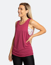 ** CLEARANCE ** Breastfeeding Top - Casual Tank French Rose