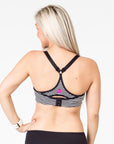 ** CLEARANCE ** Maternity Activewear Bra - Fit2feed Bra Stripe