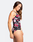 ** CLEARANCE ** Maternity Swimsuit - Aubrey One Piece Swimsuit Peony