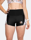 ** CLEARANCE ** Bloom Vibrant 3 inch Booty Shorts Black Blossom