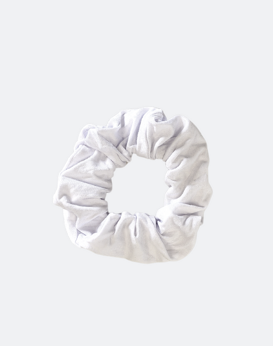 Scrunchie Hair Accessory White